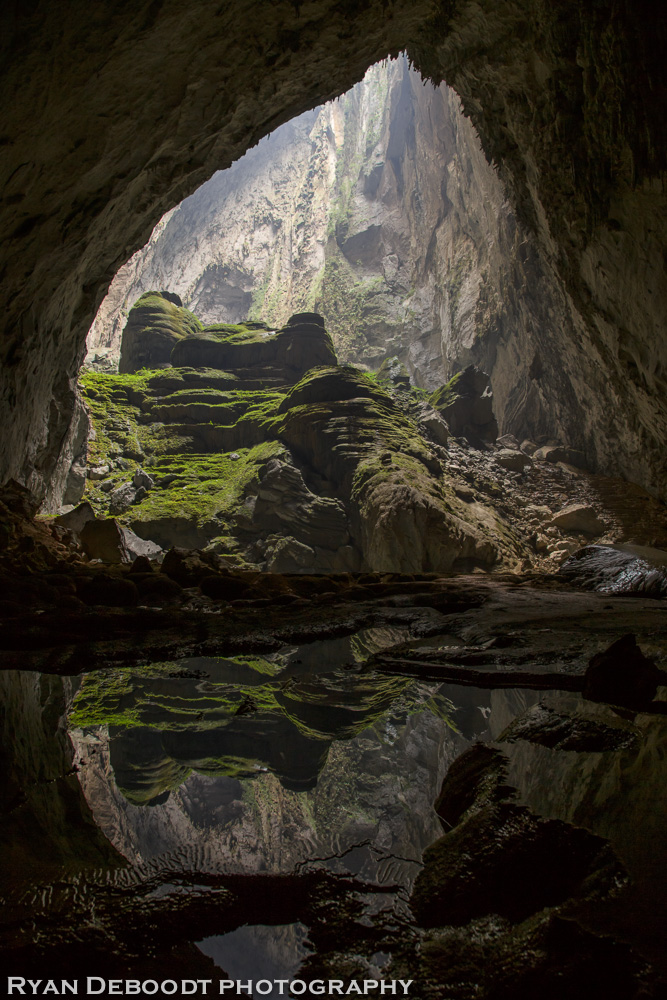 One of my favorite parts of Son Doong Cave, the view back into the first doline.